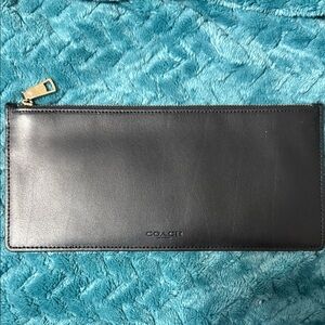 Coach Black Leather Wallet